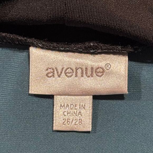 Avenue Top 3/4 Sleeve Asymmetrical Cowl Academia Minimalist Color Block 26/28 - Picture 3 of 6